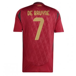 Fotbalové Dres Belgie Kevin De Bruyne #7 Domácí Oblečení ME 2024 Krátký Rukáv